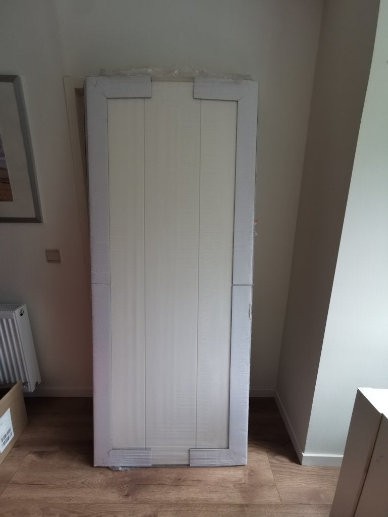 Cando Riga binnendeur, gelakt. Opdek rechtsdraaiend. Nieuw, Doe-het-zelf en Verbouw, Deuren en Horren, Ophalen, 80 tot 100 cm
