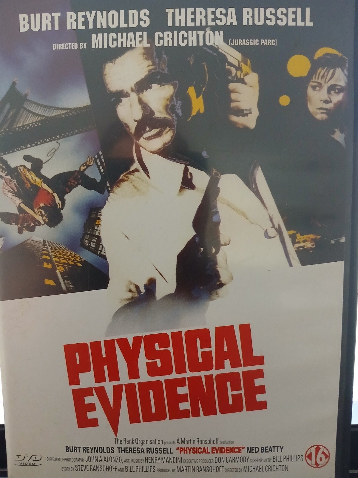 physical evidence - burt reynolds, Ophalen of Verzenden, Zo goed als nieuw, Actiethriller