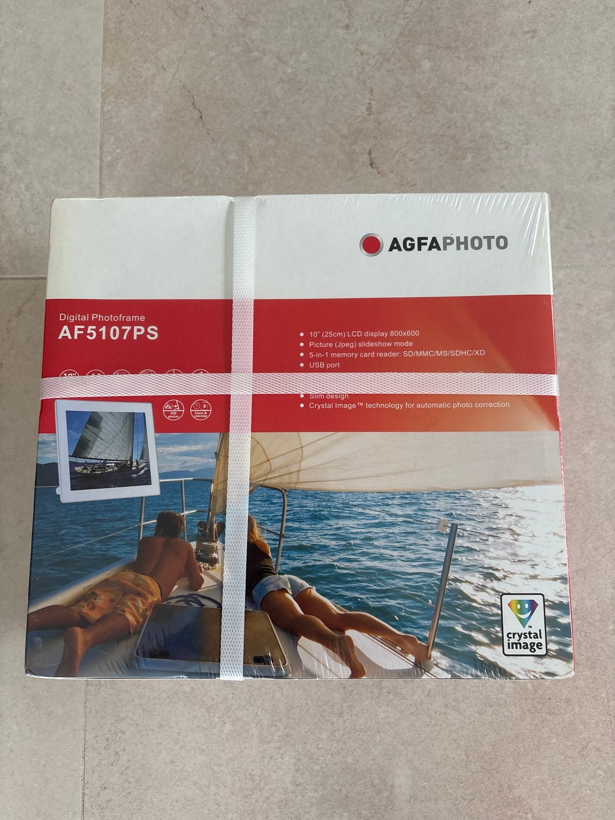 Nieuwe AgfaPhoto AF5107PS Digitale Fotolijst 10 inch, Ophalen, AgfaPhoto, Nieuw, Minder dan 1 GB