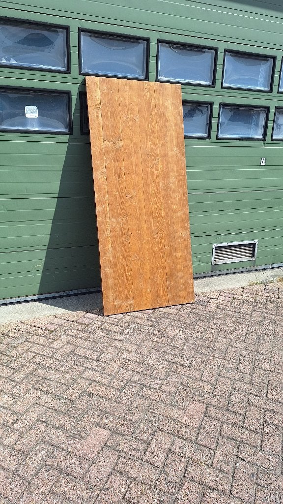 schuifdeur kastdeur deur gebruikt steigerhout 95x215cm, Doe-het-zelf en Verbouw, Deuren en Horren, Ophalen, 80 tot 100 cm, 215 cm of meer