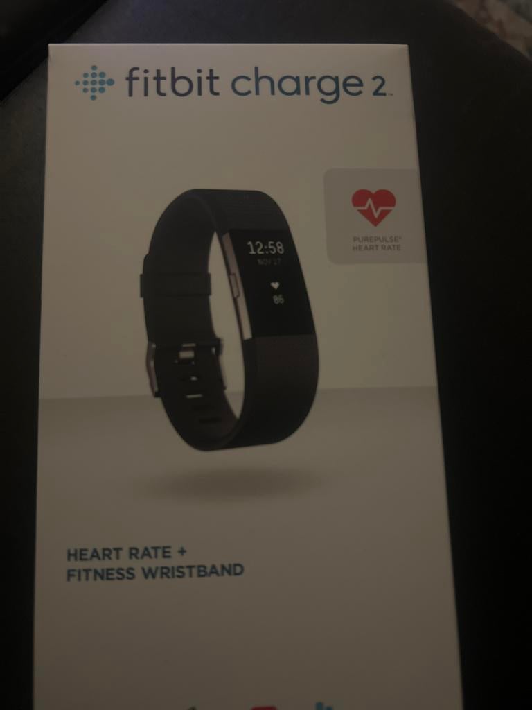 Fitbit Charge 2 Hartslag + Fitness Tracker Zwart, Ophalen of Verzenden, Nieuw, Zwart, Android
