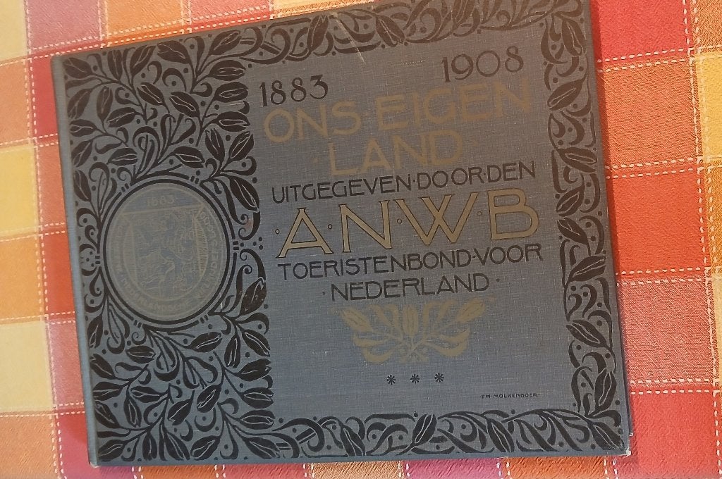 Oud BOEK (uit 1910) ivm. ANWB 25 jaar (door Henri Meijer), Zie beschrijving, Ophalen, 20e eeuw of later, Gelezen