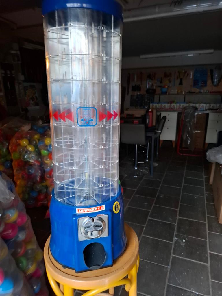Bekertjes automaat., Verzamelen, Automaten | Overige, Ophalen of Verzenden, Gebruikt