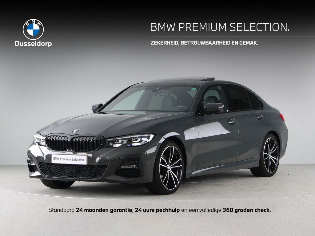 BMW 3 Serie 320i M-Sport (bj 2021, automaat), Auto's, BMW, Automaat, 1998 cc, Achterwielaandrijving, Gebruikt