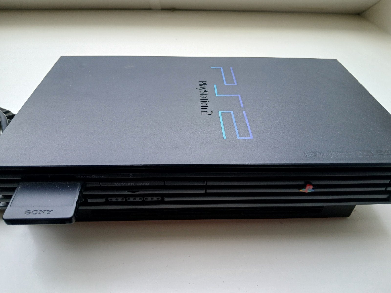 Playstation 2 met 2 controllers en geheugenkaart, Ophalen, Gebruikt, Met 2 controllers, Met geheugenkaart