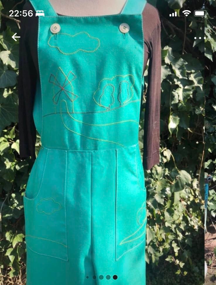 Salopette vintage, Ophalen of Verzenden, Zo goed als nieuw, Maat 36 (S)