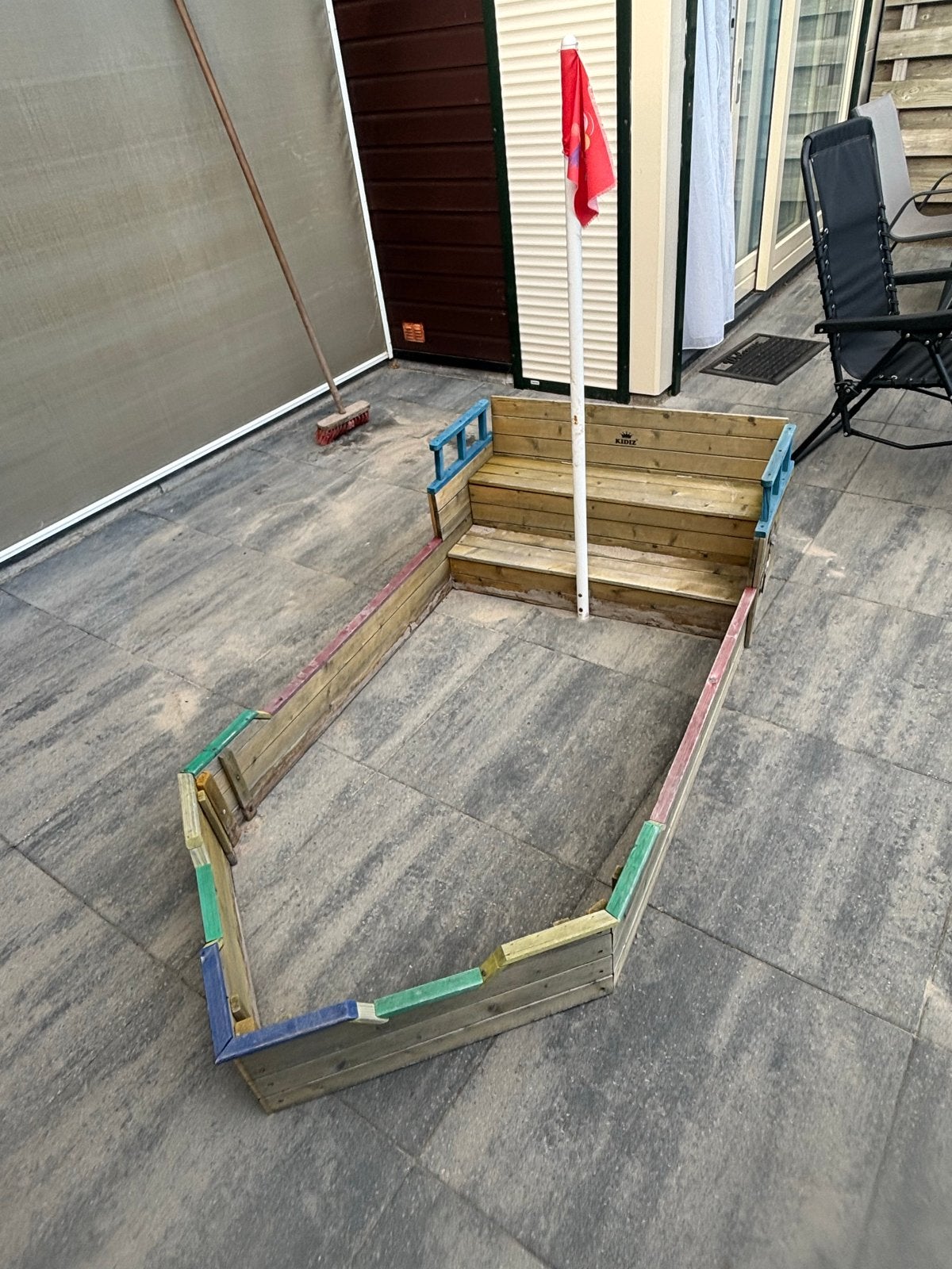 Kidiz Ahoi Zandbak Frame - Bootvorm met Opbergvak, Kinderen en Baby's, Speelgoed | Buiten | Zandbakken, Ophalen, Gebruikt