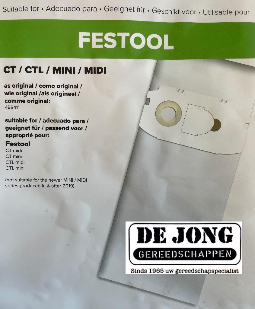 Stofzuigerzakken voor festool stofzuigers van factory direct, Ophalen of Verzenden, Nieuw