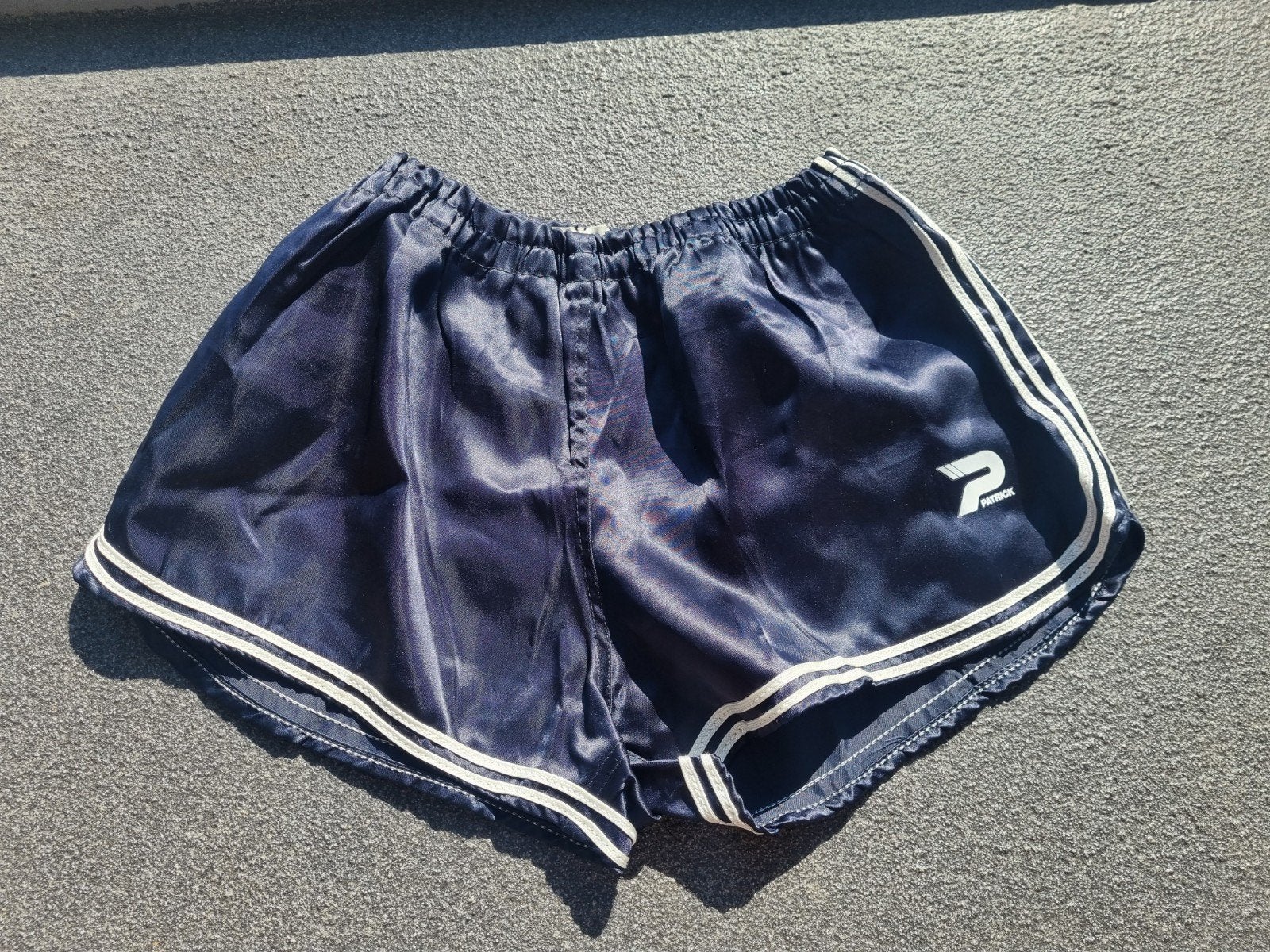 Patrick. vintage / retro shorts.  80's., Maat 48/50 (M), Zwart, Ophalen of Verzenden, Zo goed als nieuw