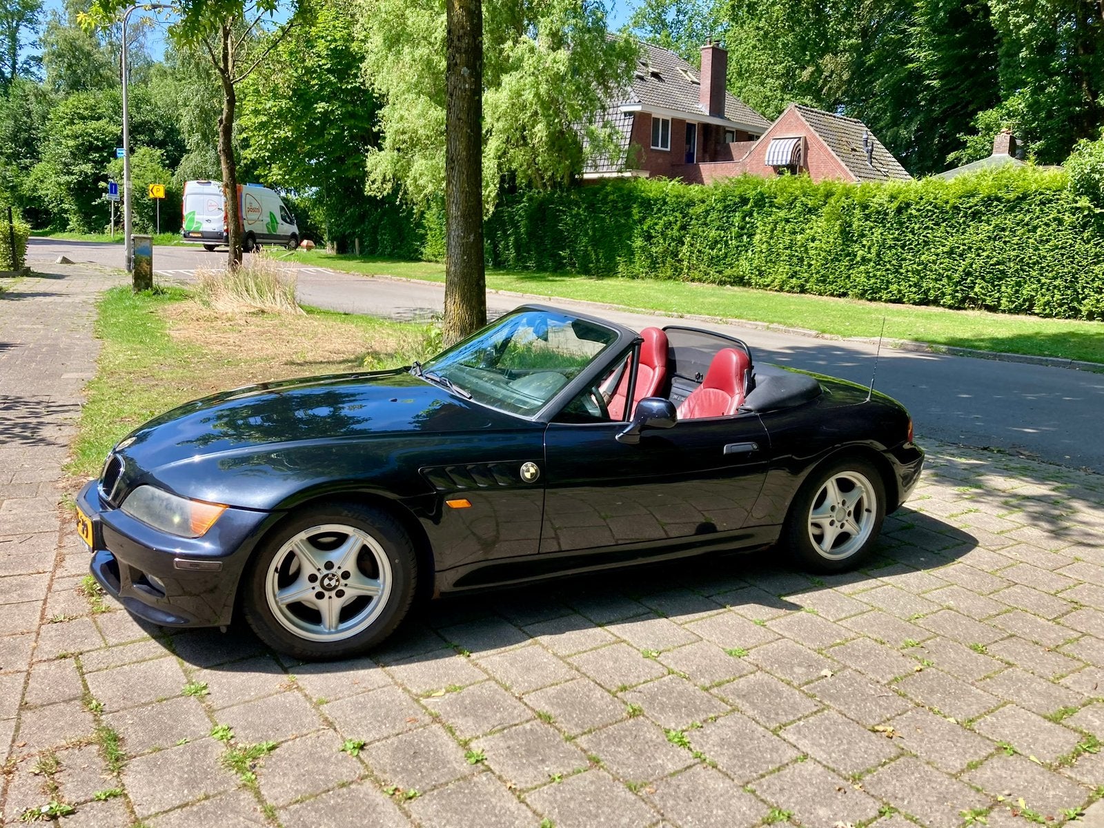 BMW Z3 roadster 1.9 103KW 1997 Zwart, Auto's, 1160 kg, Achterwielaandrijving, 4 cilinders, Cabriolet