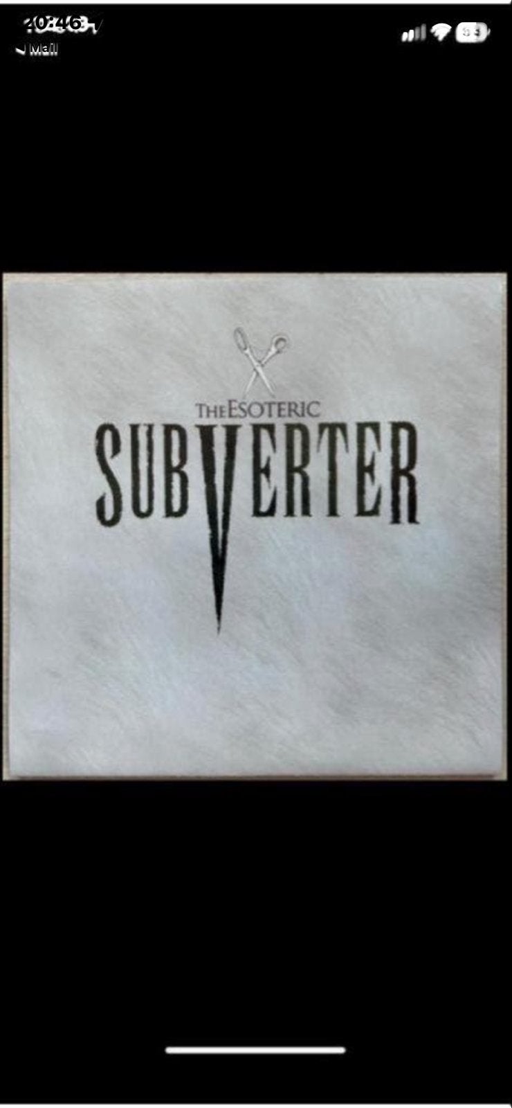 The Esoteric - Subverter CD (Pop/Rock), Ophalen of Verzenden, Gebruikt, Poprock, Album