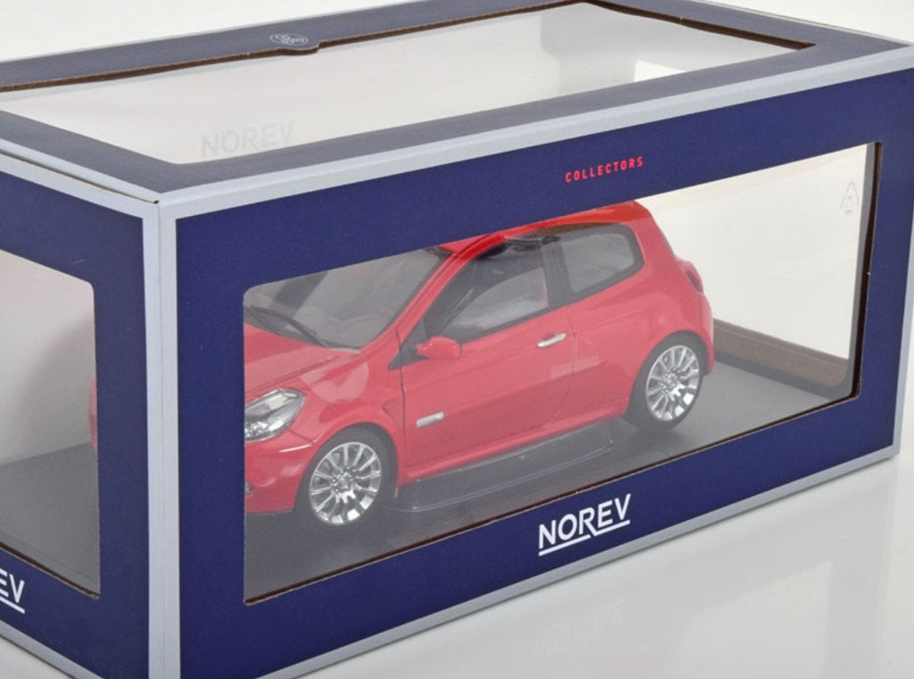 Renault Clio RS 2006 Toro Rood schaal 1/18 NOREV ref. 185252, Ophalen of Verzenden, Nieuw, Auto, Norev