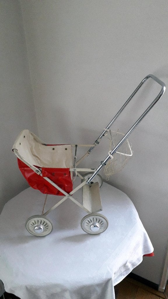 POPPENWAGEN JAREN 50, Ophalen of Verzenden, Gebruikt, Babypop