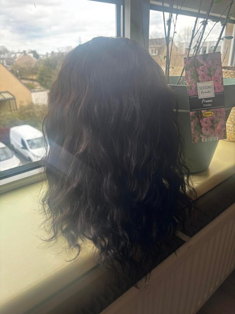 Pruik echt haar nieuw!, Ophalen of Verzenden, Nieuw, Pruik of Haarverlenging