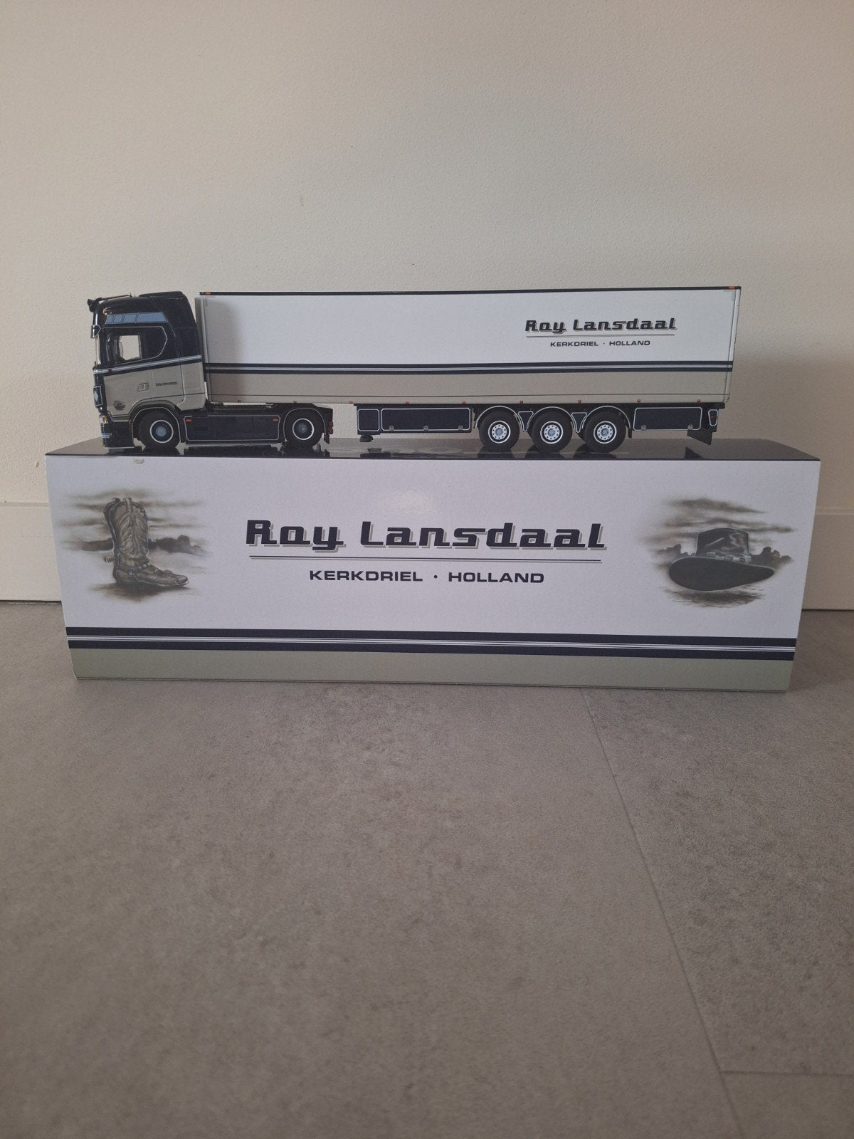 WSI Scania Roy Lansdaal, Hobby en Vrije tijd, Modelauto's | 1:50, Ophalen of Verzenden, Zo goed als nieuw, Bus of Vrachtwagen