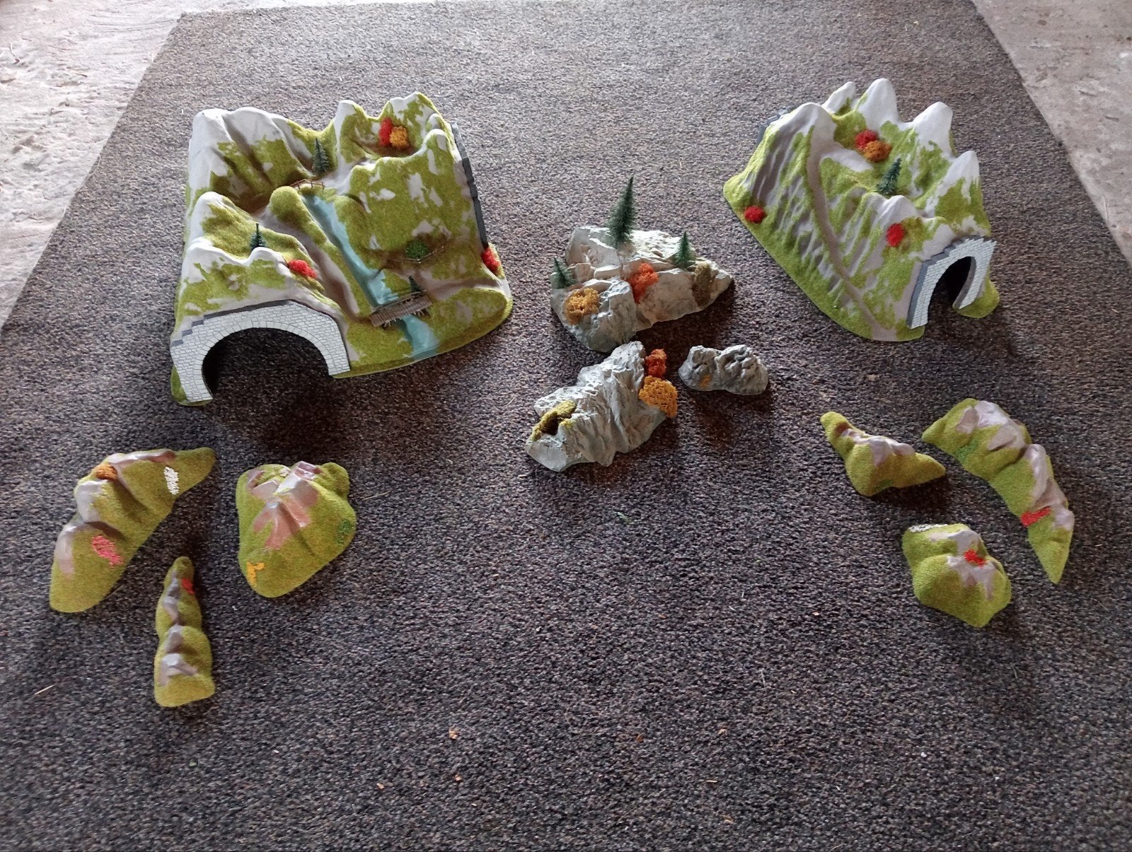 Modelbouw landschap set - bergen en rotsen, Ophalen of Verzenden