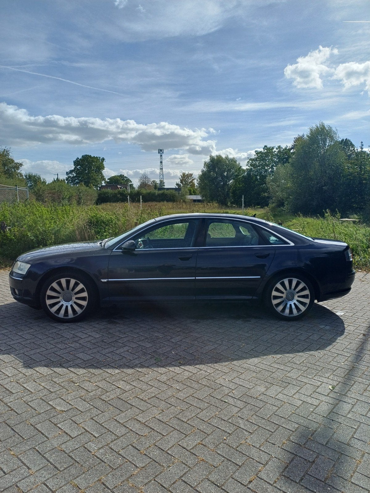 Audi A8 3.7 Quattro | BOMVOL opties | 19 inch | zwart leer, Auto's, Automaat, 8 cilinders, Blauw, Origineel Nederlands