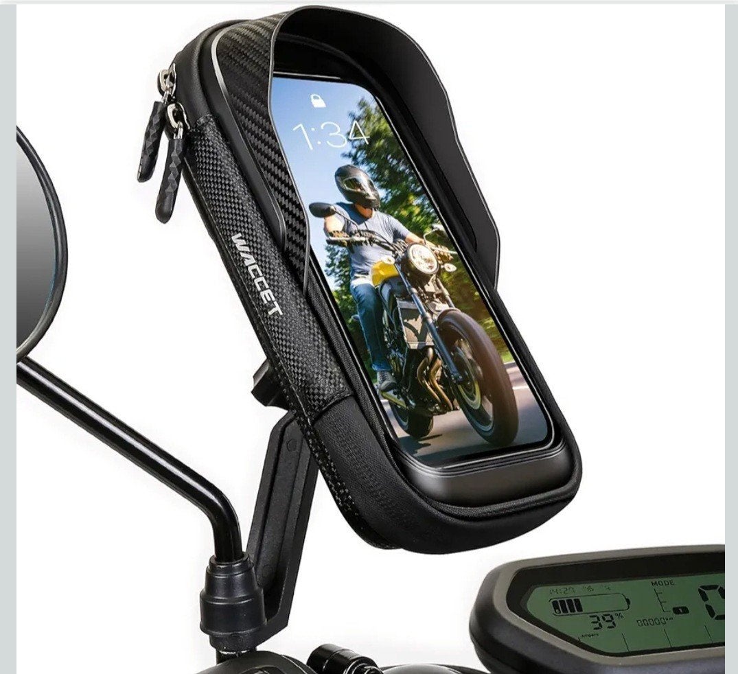 Telefoonhouder voor motor of scooter - Waterdicht, Ophalen of Verzenden, Nieuw, Hoesje of Tasje