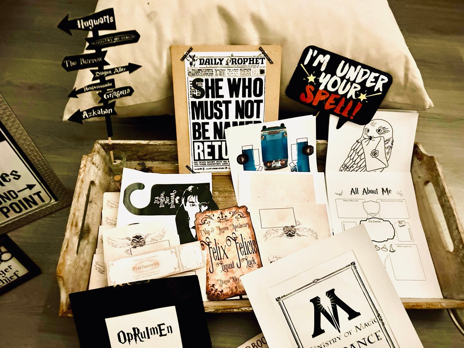 Harry Potter decoratie-set, Ophalen, Gebruikt