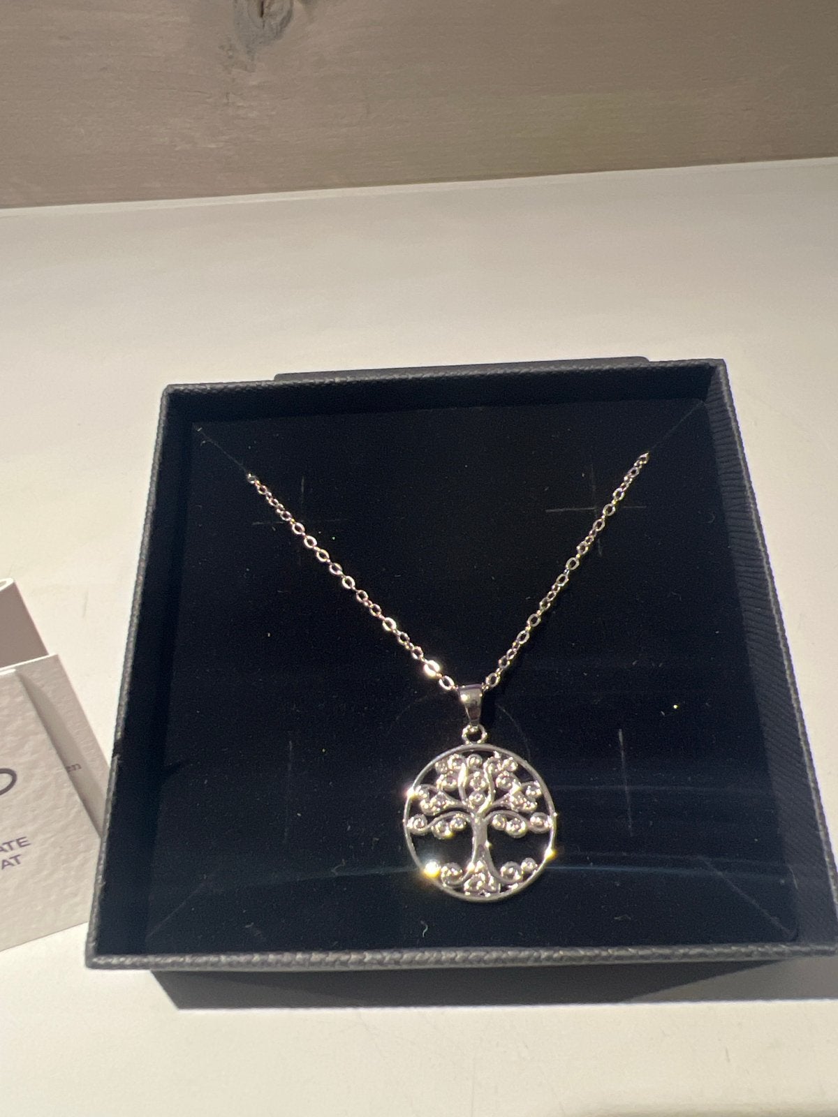 Di Lusso Jewels Ketting 'Levensboom' met Kristallen, Met kristal, N, N, Ophalen of Verzenden