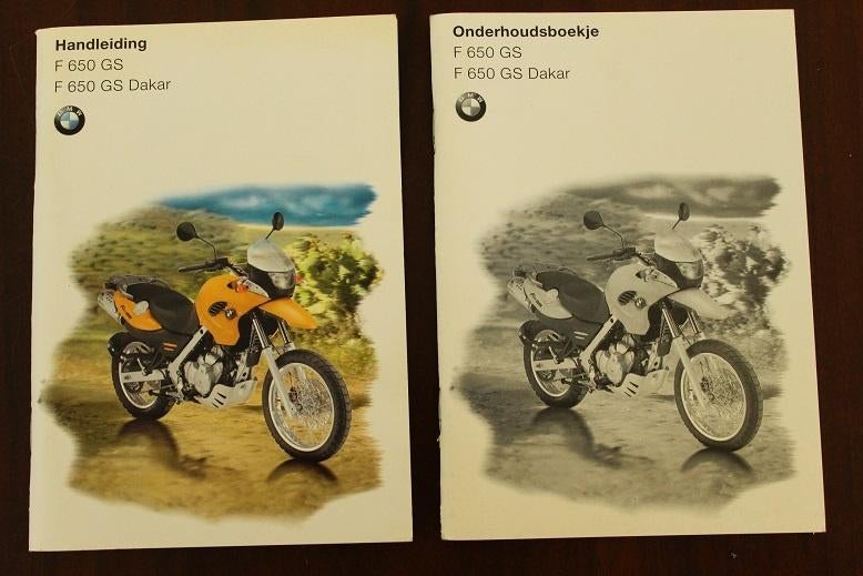 BMW F650 GS Dakar 1999 handleiding onderhouds boekjes, Ophalen of Verzenden, BMW