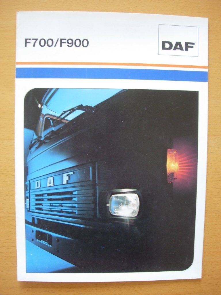 DAF 700 / 900 Brochure 1975 - NL - F700 / F900, Ophalen of Verzenden, Zo goed als nieuw, Overige merken, DAF