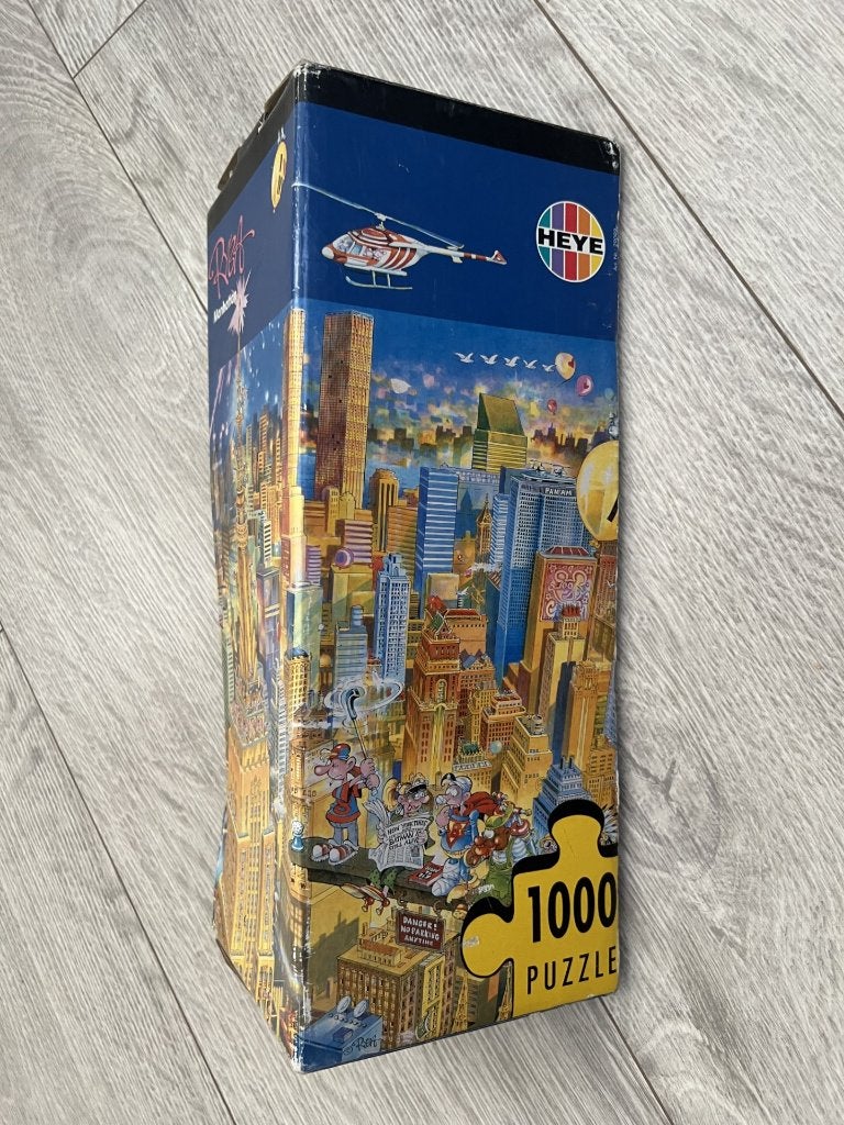 Zeldzame Heye Ryba -Manhattan puzzel -  1000 stukjes, Ophalen of Verzenden, 500 t/m 1500 stukjes, Gebruikt, Legpuzzel