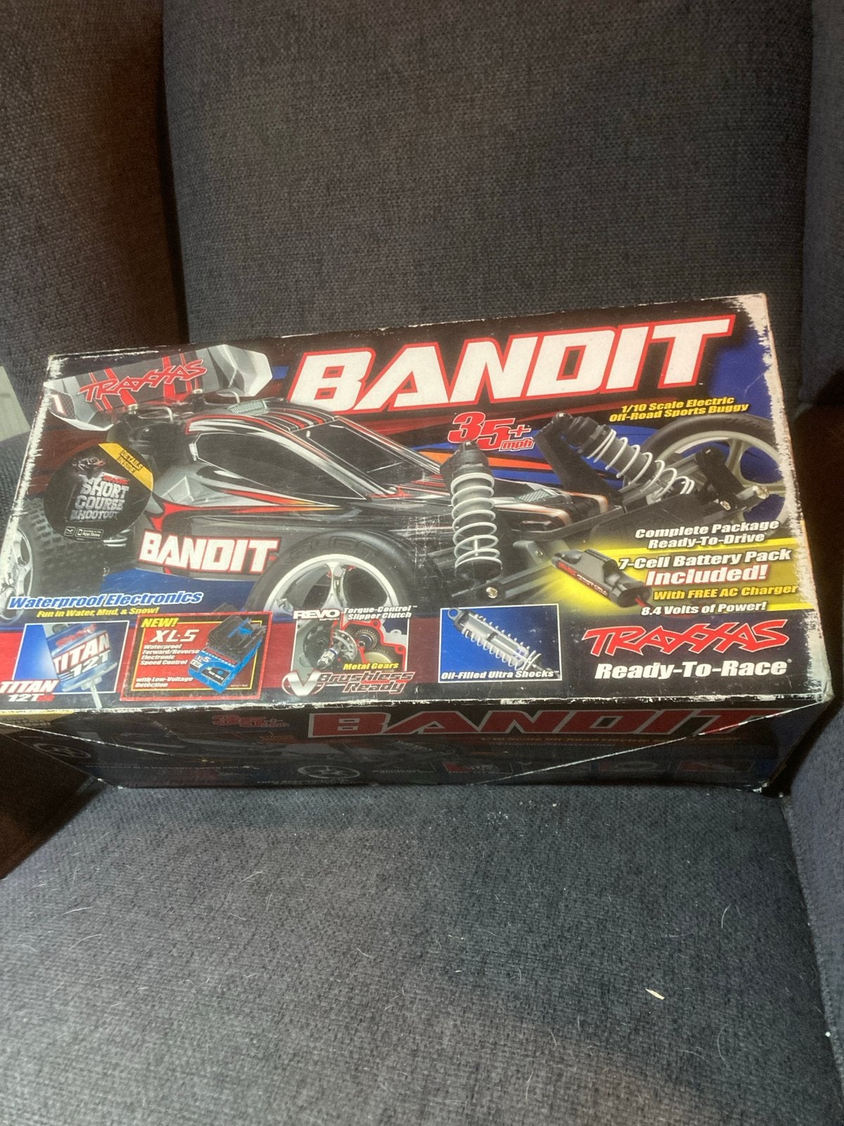 Traxxas Bandit RC auto - compleet, Auto offroad, Zo goed als nieuw, Schaal 1:10, RTR (Ready to Run)
