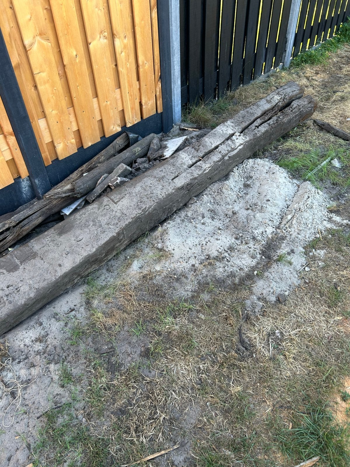 Spoorbielzen 2 stuks - Afhalen, Ophalen, Gebruikt, Balk, Overige houtsoorten