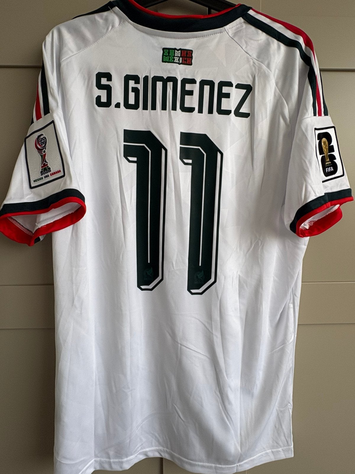 Mexico uitshirt 2026 - Maat L Santiago Gimenez Feyenoord, Maat 52/54 (L), Wit, Nieuw, Ophalen of Verzenden