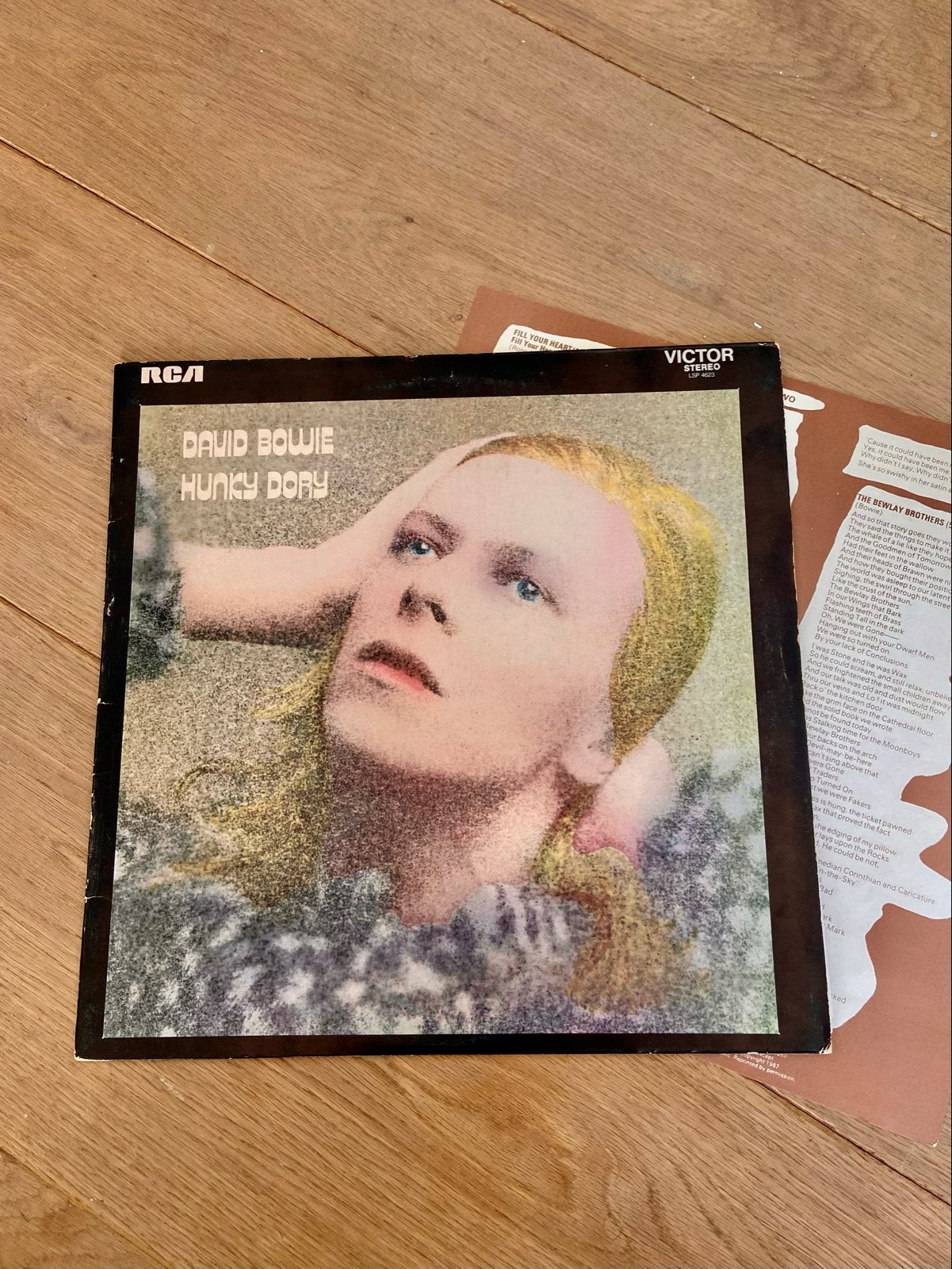 David Bowie - Hunky Dory (Vinyl) met Tekstblad, Gebruikt, Ophalen of Verzenden, 1970 - 1979, 12 inch