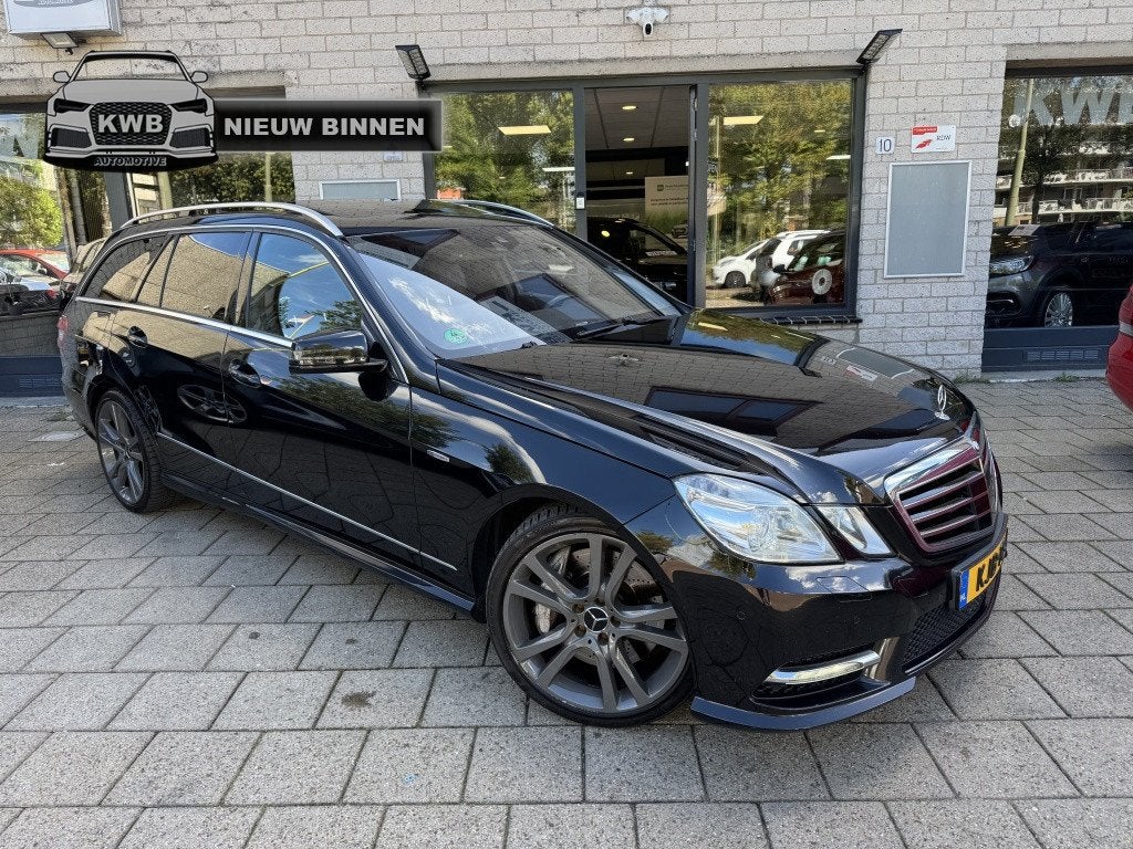 Mercedes-Benz E-Klasse Estate 500 AMG Harman Night vision Lu, Auto's, Euro 5, Gebruikt, 8 cilinders, Zwart