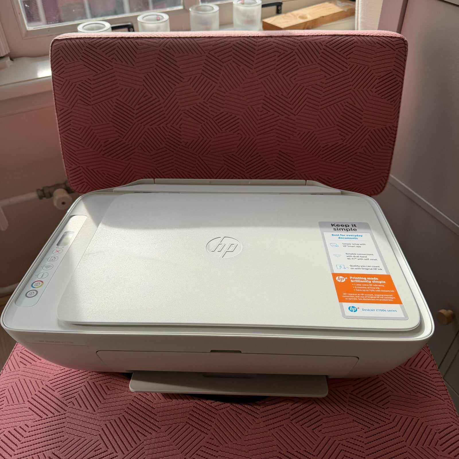 HP DeskJet 2710e All-in-One printer – WiFi, Computers en Software, Ophalen, Zo goed als nieuw, Scannen, Draadloos