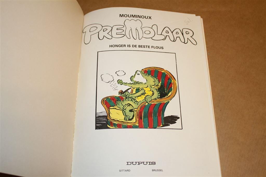 Honger is de beste flous. Premolaar, 2. Mouminoux., Boeken, Eén stripboek, Ophalen of Verzenden, Gelezen