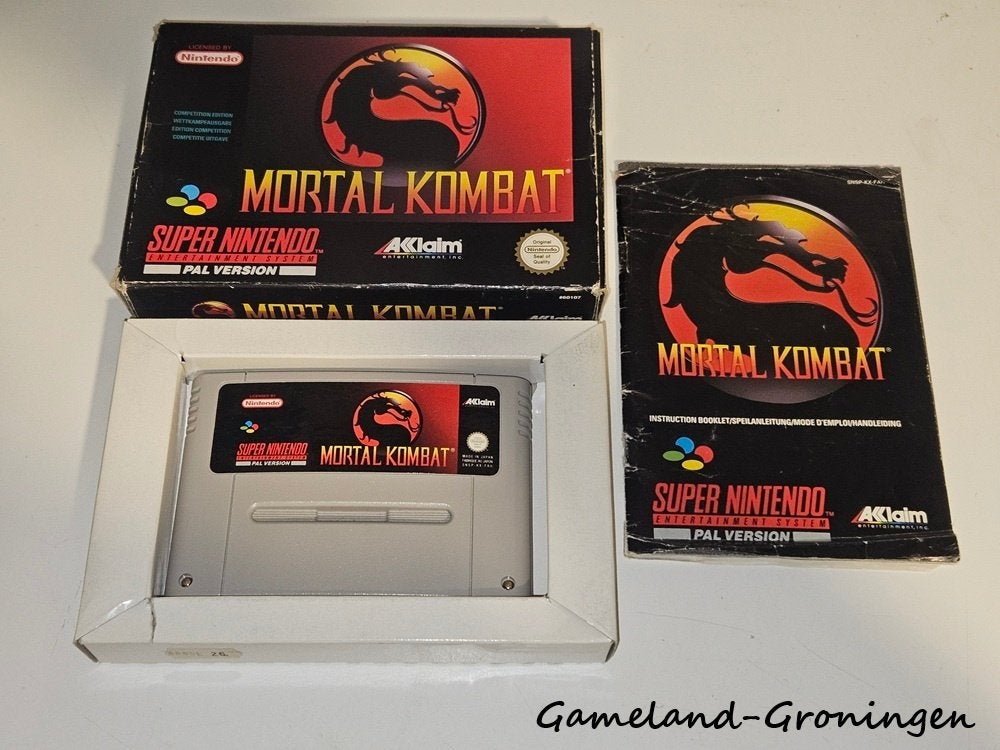 Mortal Kombat (SNES) Compleet, Gebruikt, -, -, 1 speler