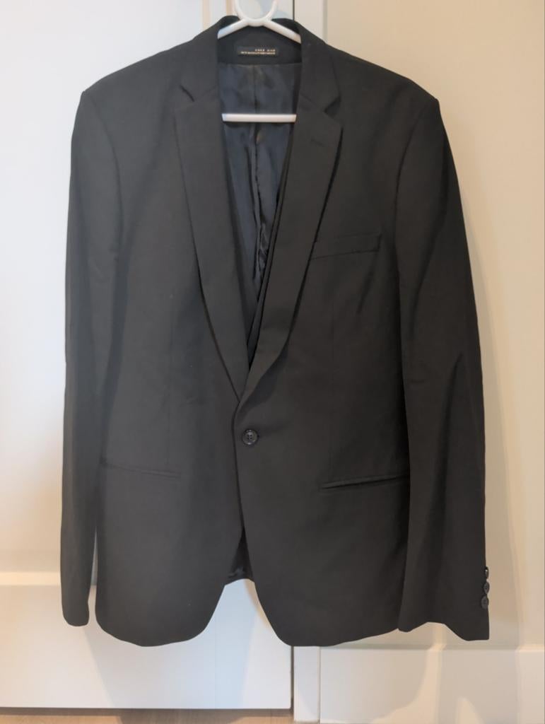 Zara Man Blazer Maat 52 - Goede Staat, Kleding | Heren, Maat 52/54 (L), Zara, Zwart, Ophalen of Verzenden