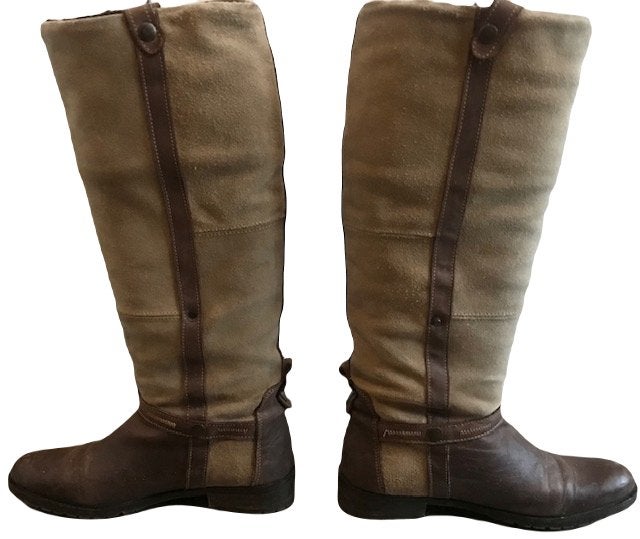 Laarzen (Mongo), Kleding | Dames, Ophalen, Hoge laarzen, Bruin, Mongo