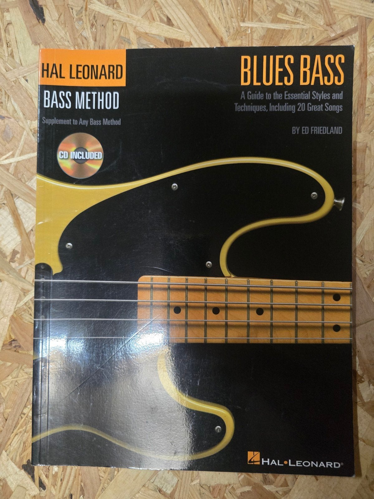 Hal Leonard Blues Bass Methode Boek met CD, Gebruikt, Basgitaar, Les of Cursus, Ophalen of Verzenden