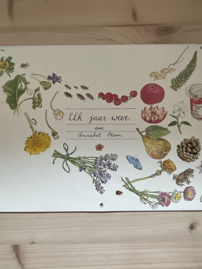 GEZOCHT: Annebet Stam – Elk jaar weer Tuin Kalender, Ophalen of Verzenden, Maandkalender, Zo goed als nieuw