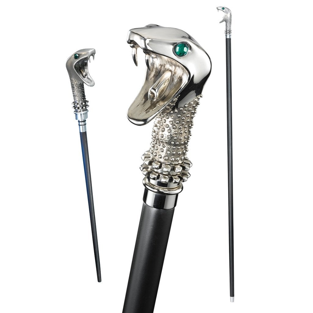 Gloednieuwe Toverstok met wandelstok Lucius Malfoy, Info@fantasy-kingdom.nl, Nieuw, Ophalen of Verzenden, The Noble Collection