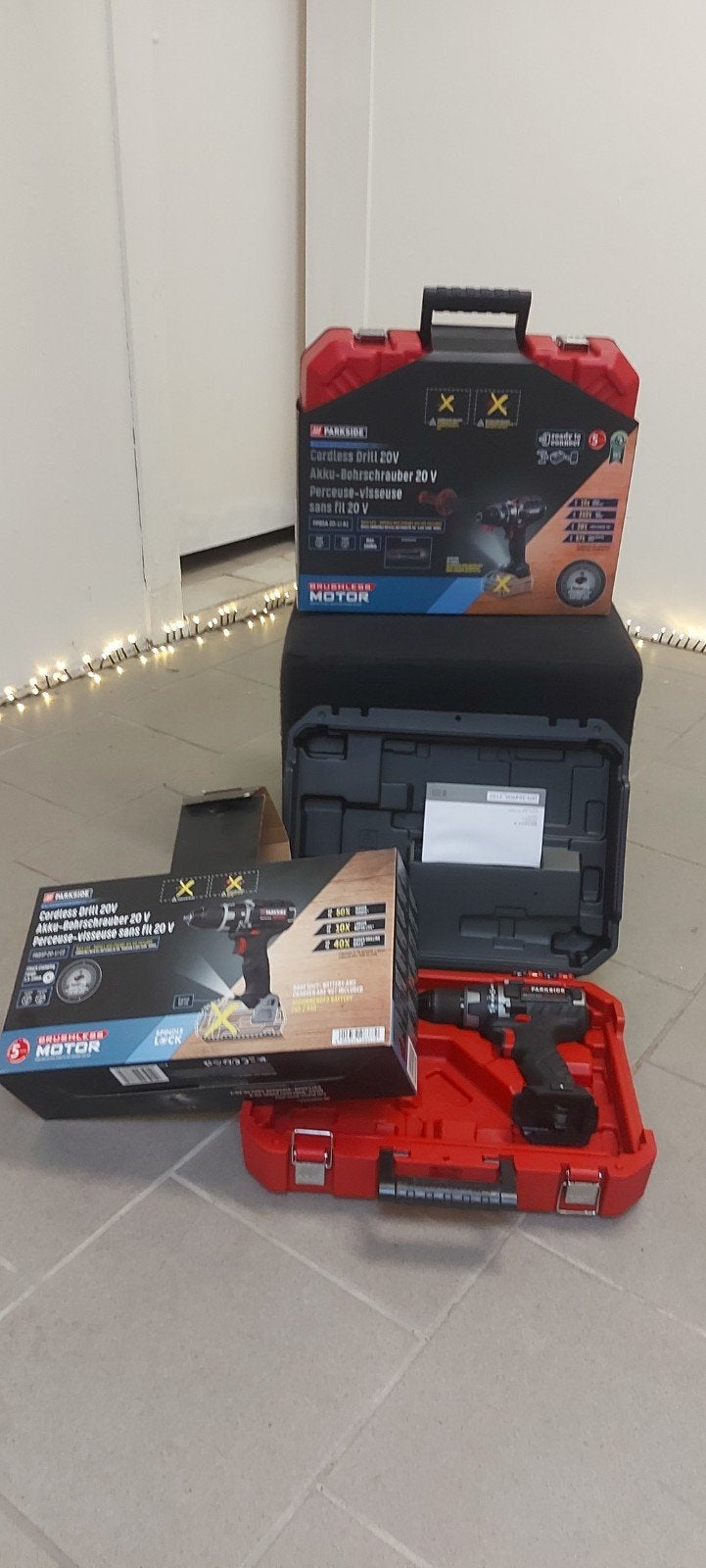 Parkside Accu-Boorschroefmachine 20V - Nieuw in doos, Ophalen of Verzenden, Nieuw, Minder dan 400 watt, Boor- en Schroefmachine