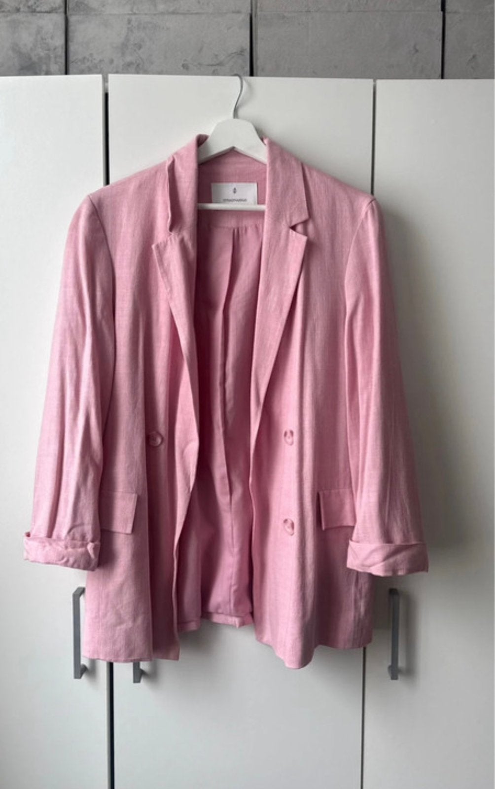Roze blazer Stradivarius, Maat 38/40 (M), Ophalen of Verzenden, Zo goed als nieuw, Jasje