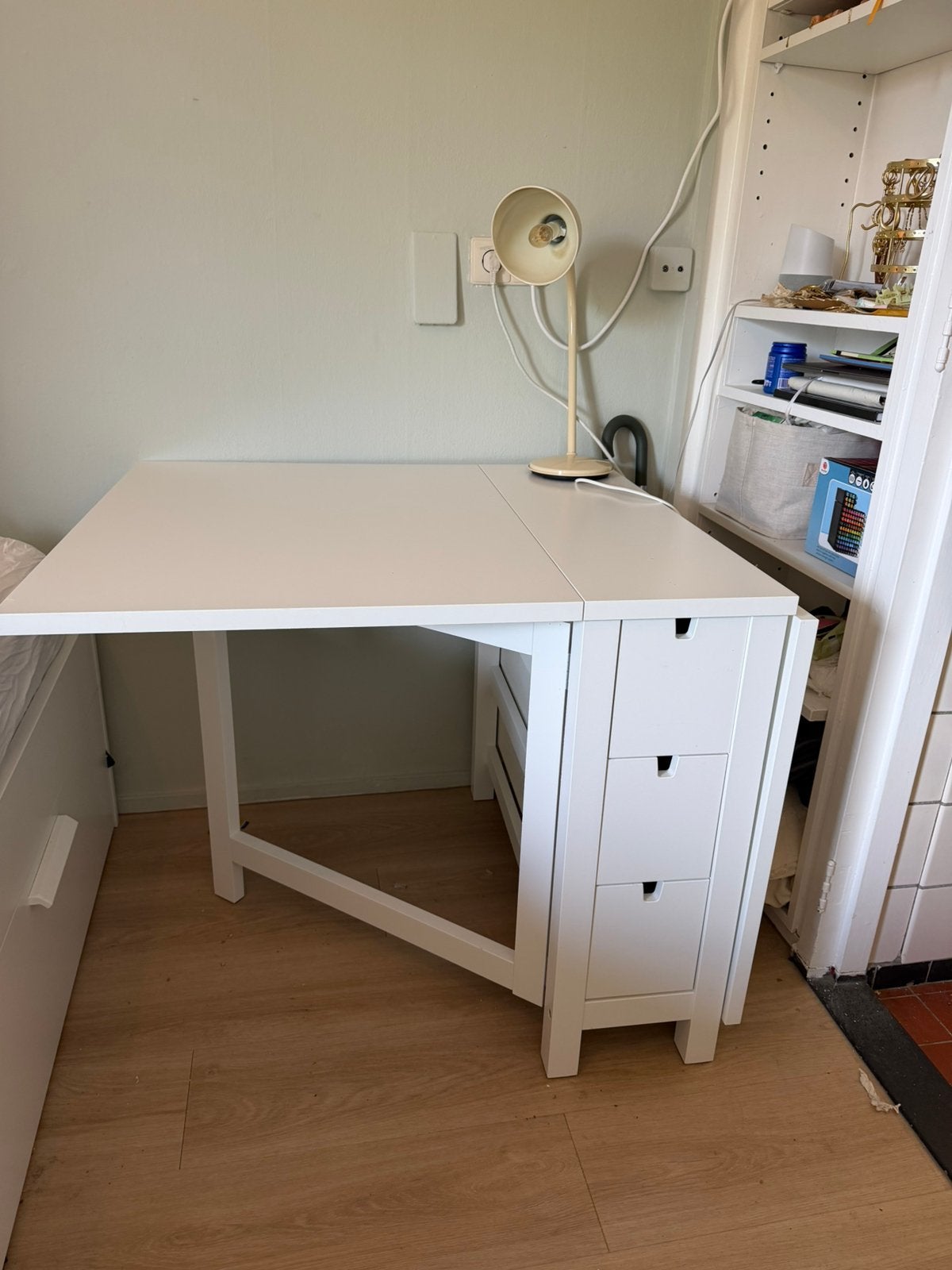 Uitklapbare tafel, Gebruikt, Scandinavisch, Ophalen of Verzenden, 152 cm