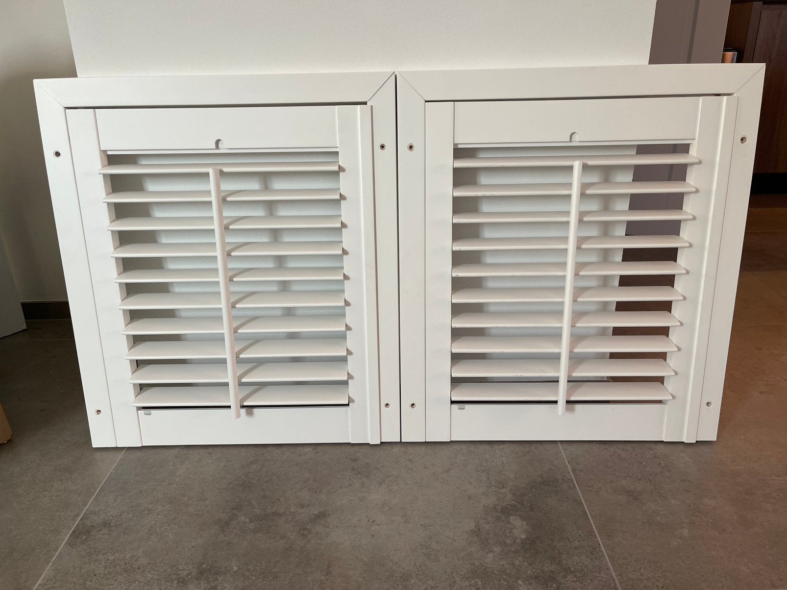 2 SHUTTERS, 75 tot 150 cm, Raamkozijn, Ophalen of Verzenden, Zo goed als nieuw