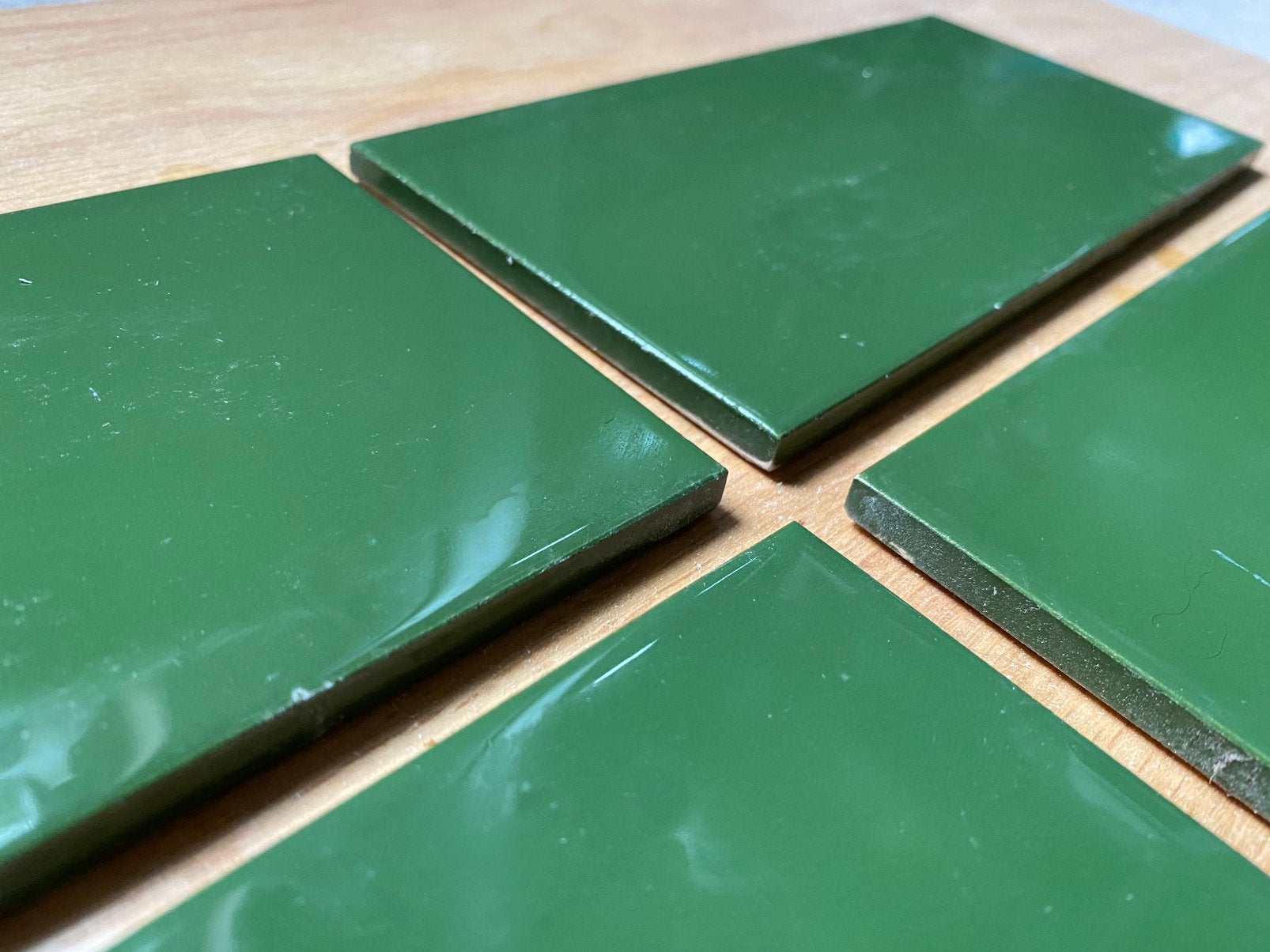 Groene wand tegel 1,5m2, Doe-het-zelf en Verbouw, Tegels, Ophalen, Minder dan 5 m², 20 tot 40 cm, Wandtegels