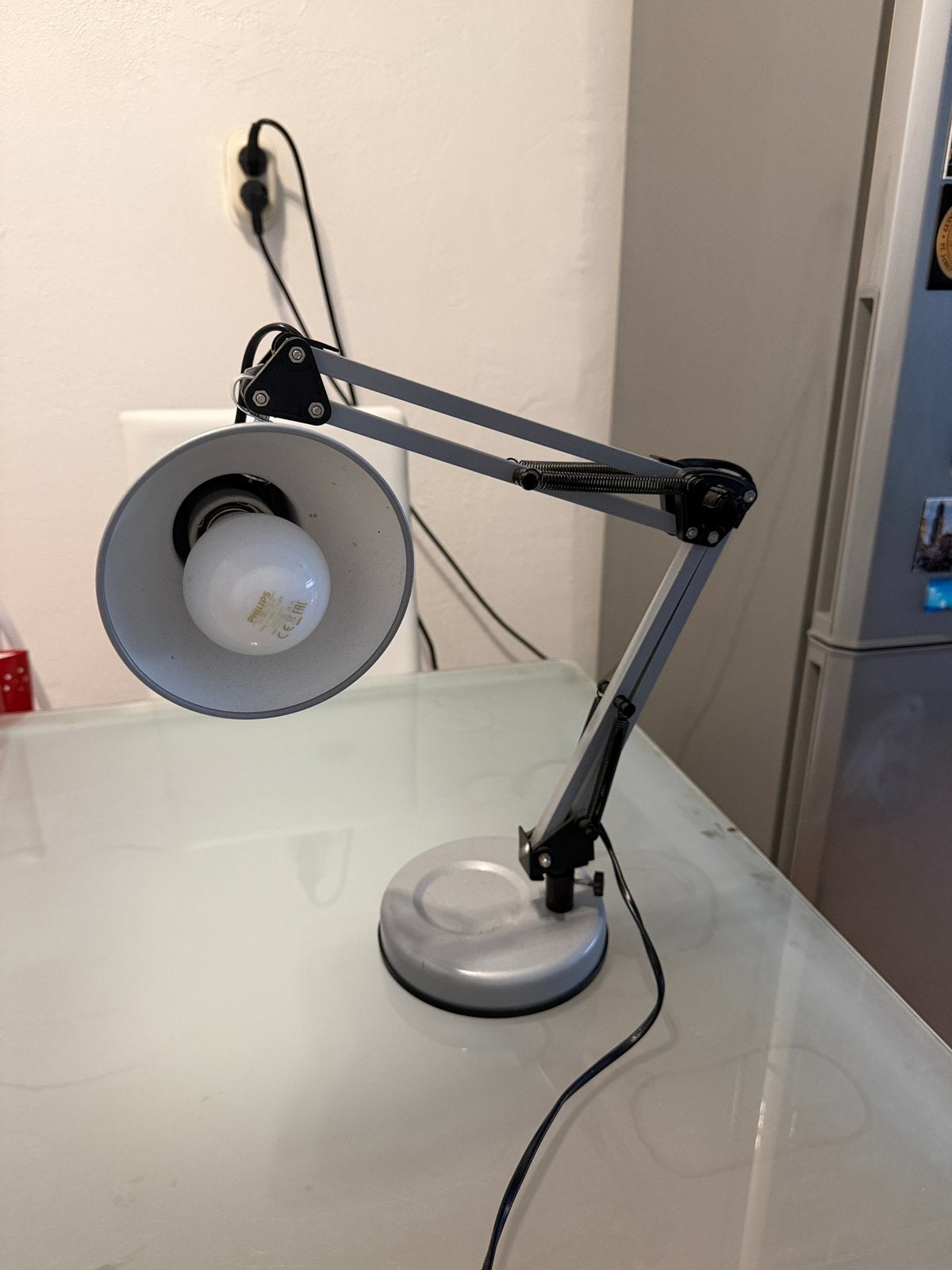 Bureaulamp, Ophalen of Verzenden, Zo goed als nieuw, Vergrootglas of Loep