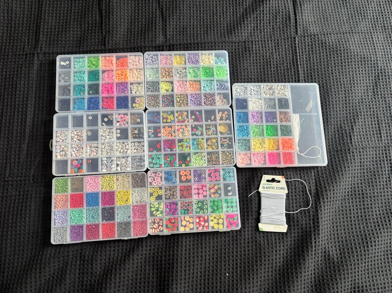 Grote set kralen om sieraden te maken (7 dozen), Ophalen of Verzenden, Zo goed als nieuw, Kraal