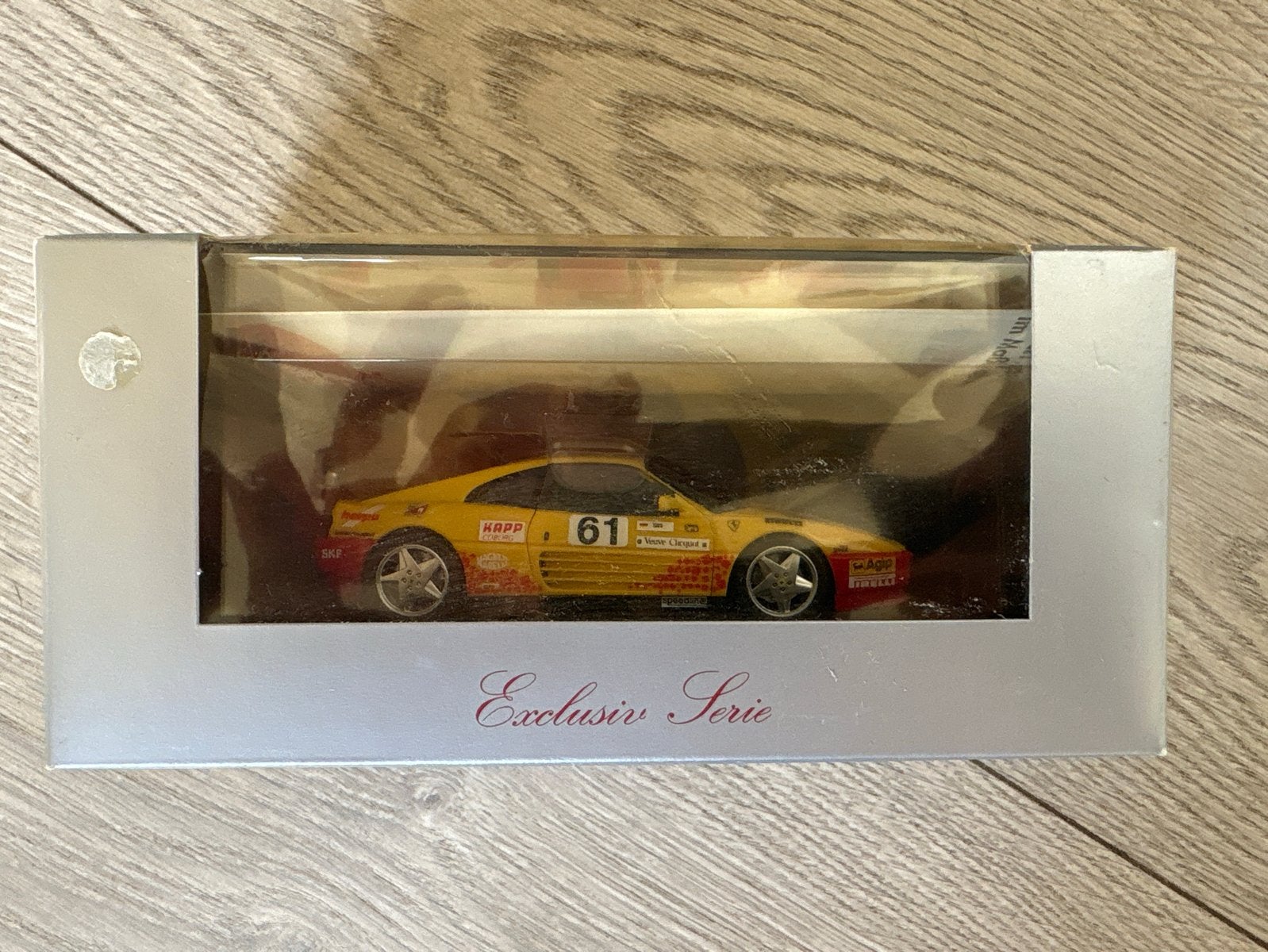 Herpa Ferrari 348 TB Challenge #61 Klaus Greif 1:43 MIB, Verzenden, Zo goed als nieuw, Auto, Overige merken
