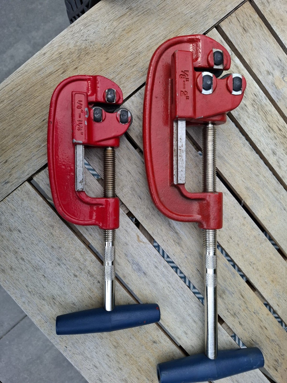 Set pijpensnijders groot en klein, Ophalen of Verzenden, Gebruikt, Snijgereedschap