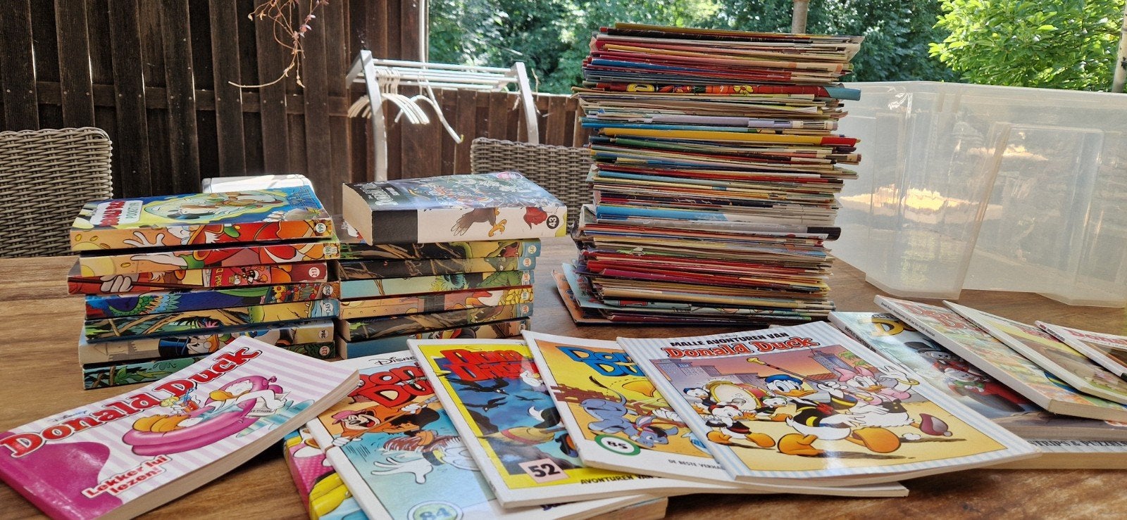 Grote collectie Donald Duck stripboeken/weekblad en pockets, Boeken, Meerdere stripboeken, Ophalen, Gelezen, Walt Disney